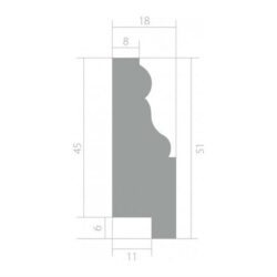 Плинтус напольный Ultrawood Trim 002 Финишный молдинг — изображение 2