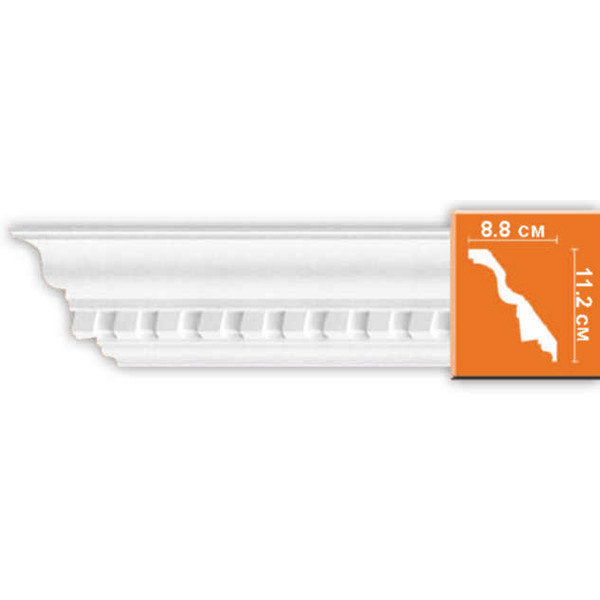 Потолочный плинтус с орнаментом Decomaster DT 9823