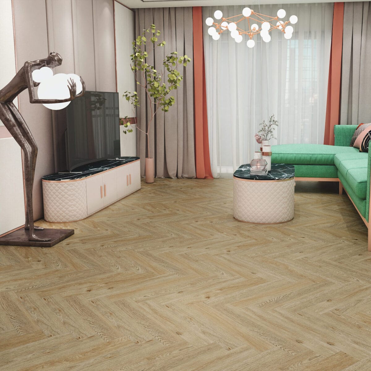 Ламинат Skalla Wood Herringbone HR1020 Дуб Биркенес (Oak Birkenes) — изображение 2