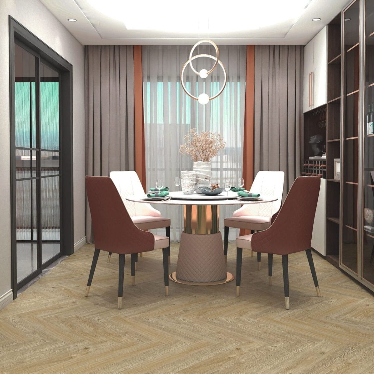 Ламинат Skalla Wood Herringbone HR1020 Дуб Биркенес (Oak Birkenes) — изображение 3