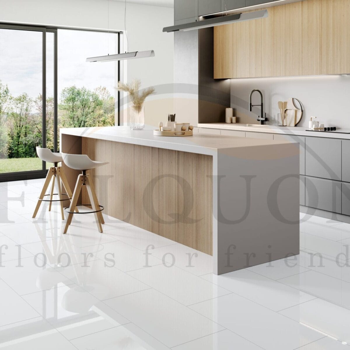 Кварц-винил The Floor Stone D2935 White Wood — изображение 2