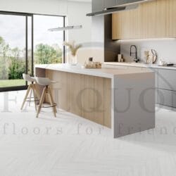 Кварц-винил The Floor Herringbone D2935 White HB — изображение 2
