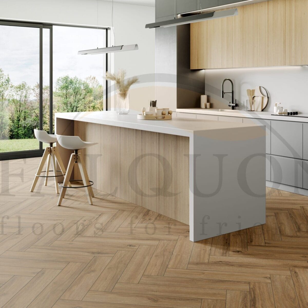 Кварц-винил The Floor Herringbone P1006 Jackson Oak HB — изображение 3