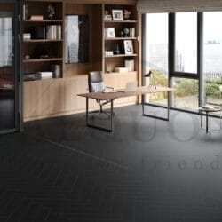 Кварц-винил The Floor Herringbone U190 Black HB — изображение 2
