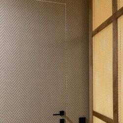 Плетёные виниловые полы Hoffmann Walls 10 Бело-синяя ёлочка — изображение 3
