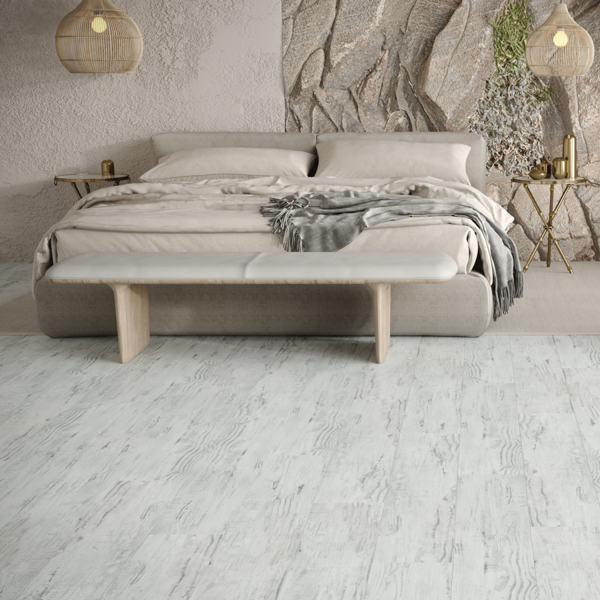 ПВХ плитка Art East Art Tile Click ATC 45-129 Берёза Божоле — изображение 3